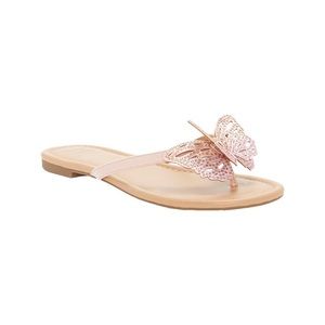 INC Womens Marsha Satin Butterfly Slide Sandals